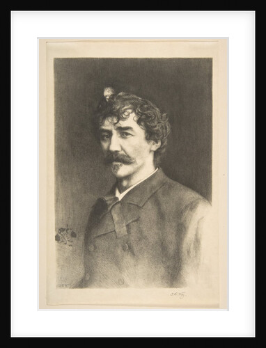 Whistler with the White Lock, undated by Thomas Robert Way