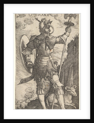 Mars from The Gods Who Preside Over the Planet, 1528 by Master I.B.