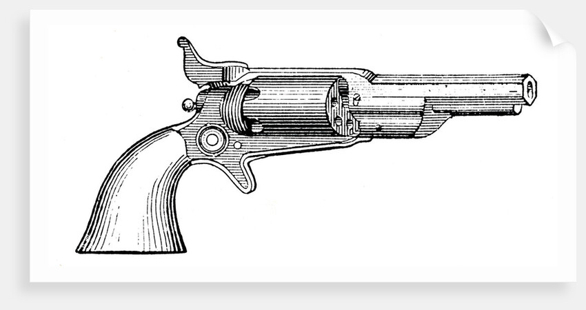 Colt revolver, c1880 by Unknown