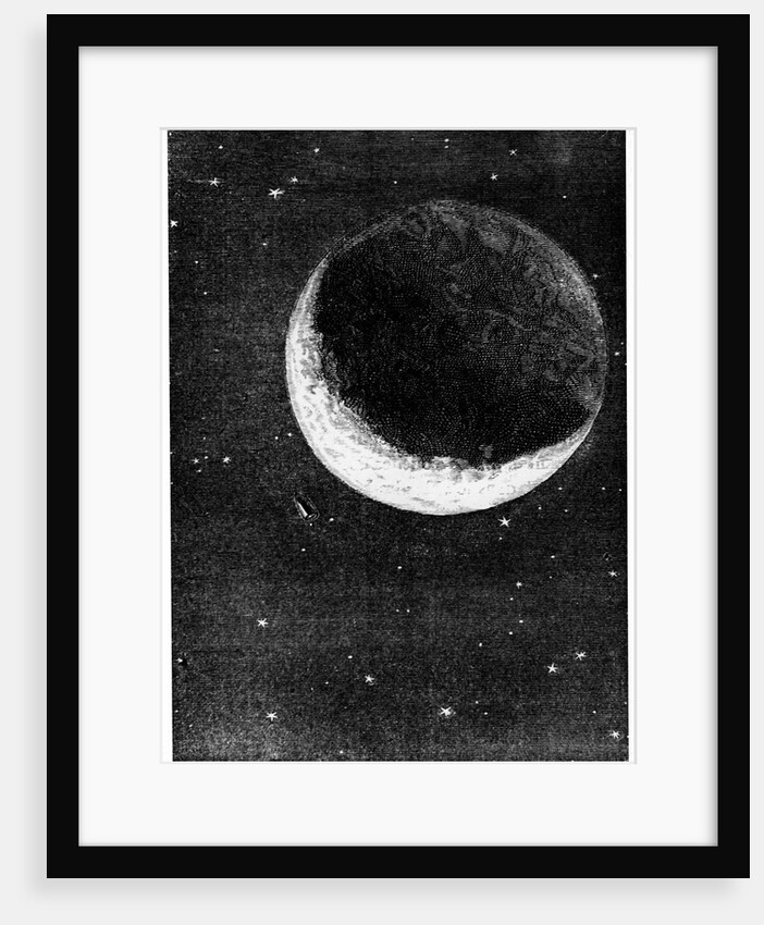 Illustration from De la Terre a la Lune by Jules Verne, 1865 by Unknown