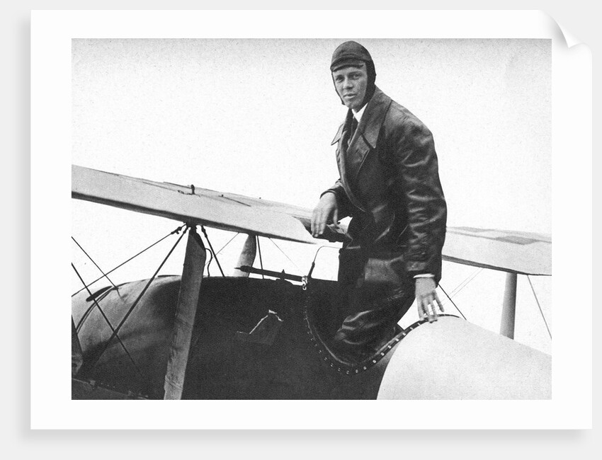 Charles Lindburgh, record breaking aviator, 1927 by Unknown