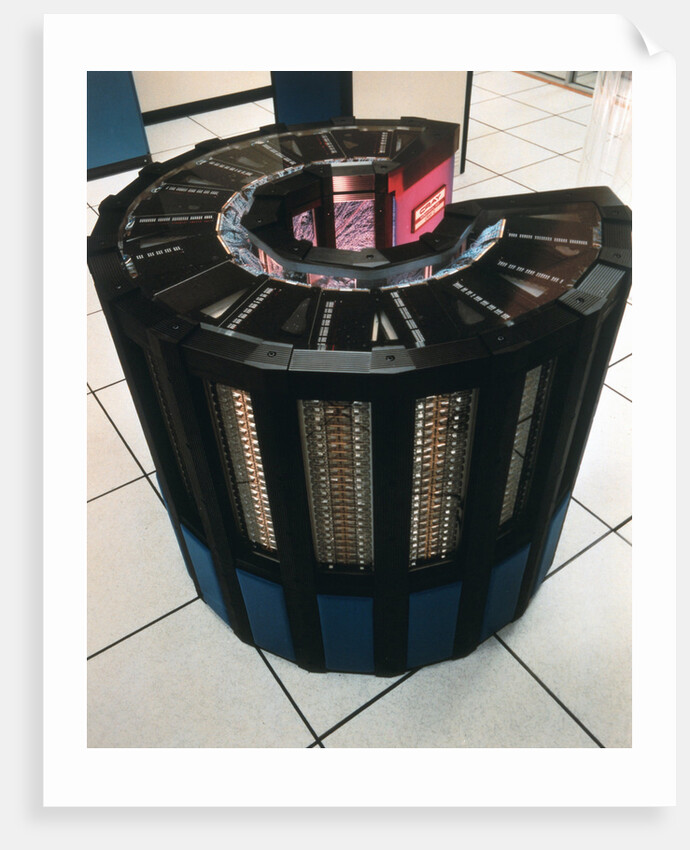 Cray-2 supercomputer by Unknown