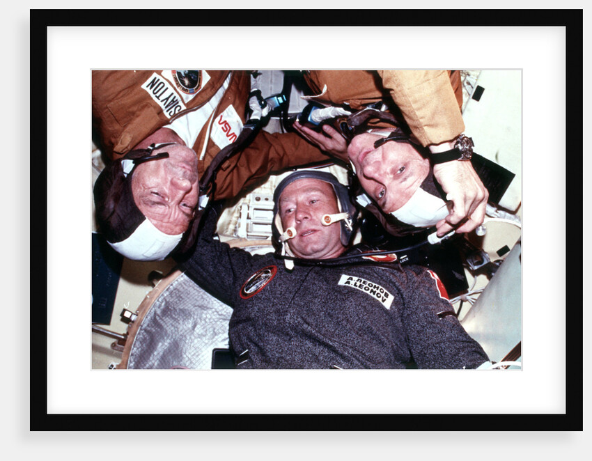The two crews of the joint US/USSR ASTP docking in Earth orbit mission by Unknown