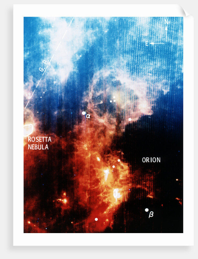 Infra-red view of constellation of Orion by Unknown