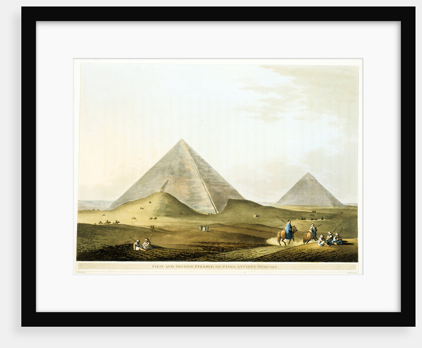 Pyramids at Giza, Egypt, 4th Dynasty, Old Kingdom, 26th century BC by Unknown