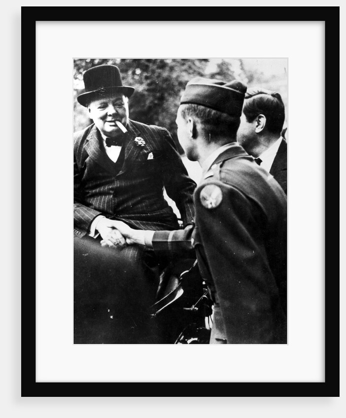 Winston Churchill, British statesman, World War II, 1939-1945 by Unknown