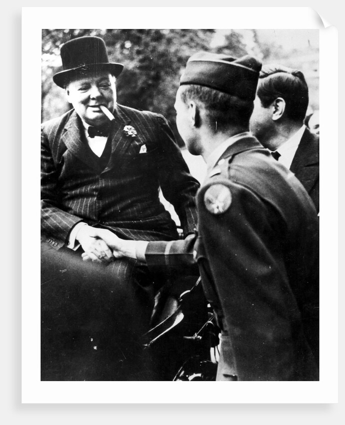 Winston Churchill, British statesman, World War II, 1939-1945 by Unknown