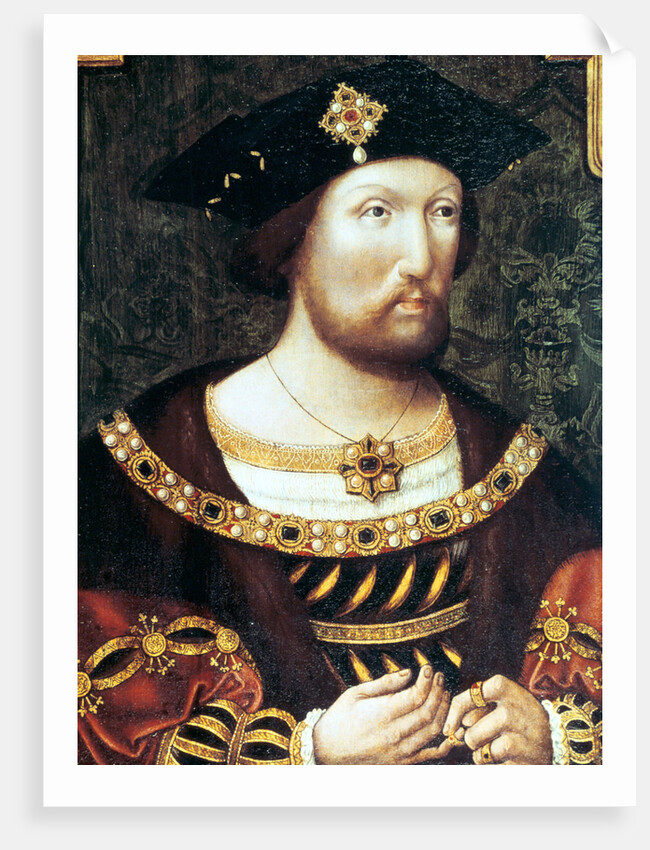 Henry VIII, King of England and Ireland, c1520 by Anonymous