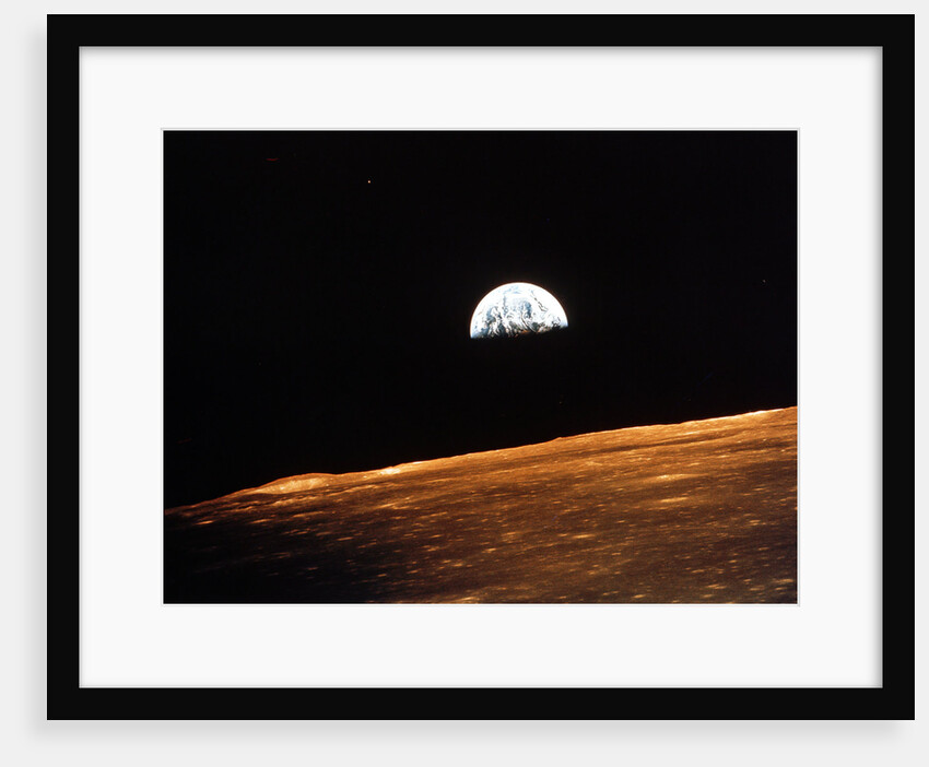 View of Earth from Apollo 10 orbiting the Moon, 1969 by Unknown