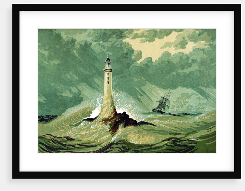 Eddystone Lighthouse, c1850 by Unknown