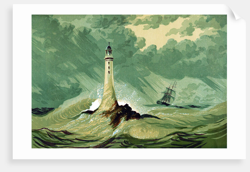 Eddystone Lighthouse, c1850 by Unknown