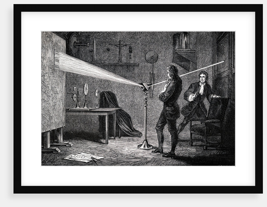 Isaac Newton, English scientist and mathematician, 1874 by Unknown