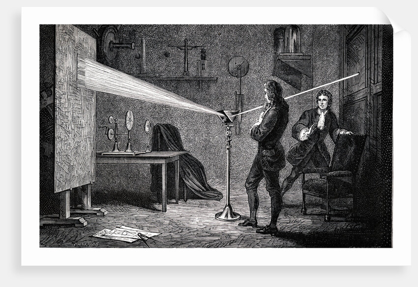 Isaac Newton, English scientist and mathematician, 1874 by Unknown