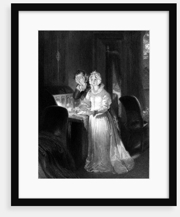 The Sleepwalker (Somnambulist) making discoveries by Unknown