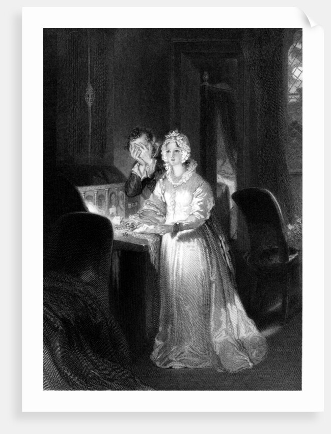 The Sleepwalker (Somnambulist) making discoveries by Unknown