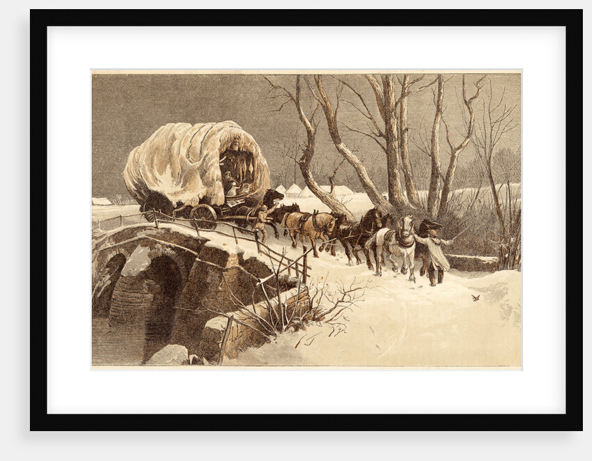 The Christmas Wagon, 1866 by Unknown