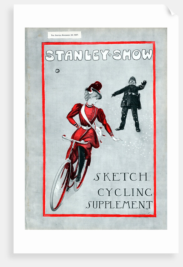 Lady in 'Rational' cycling dress, 1897 by Unknown