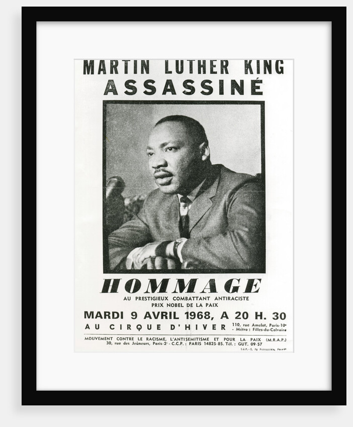 Homage to Martin Luther King, 1968 by Unknown