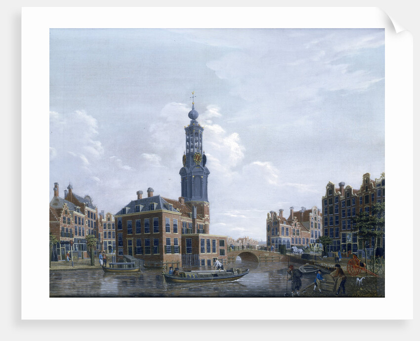 View of the Mint Tower at Amsterdam, 1777 by Isaak Ouwater