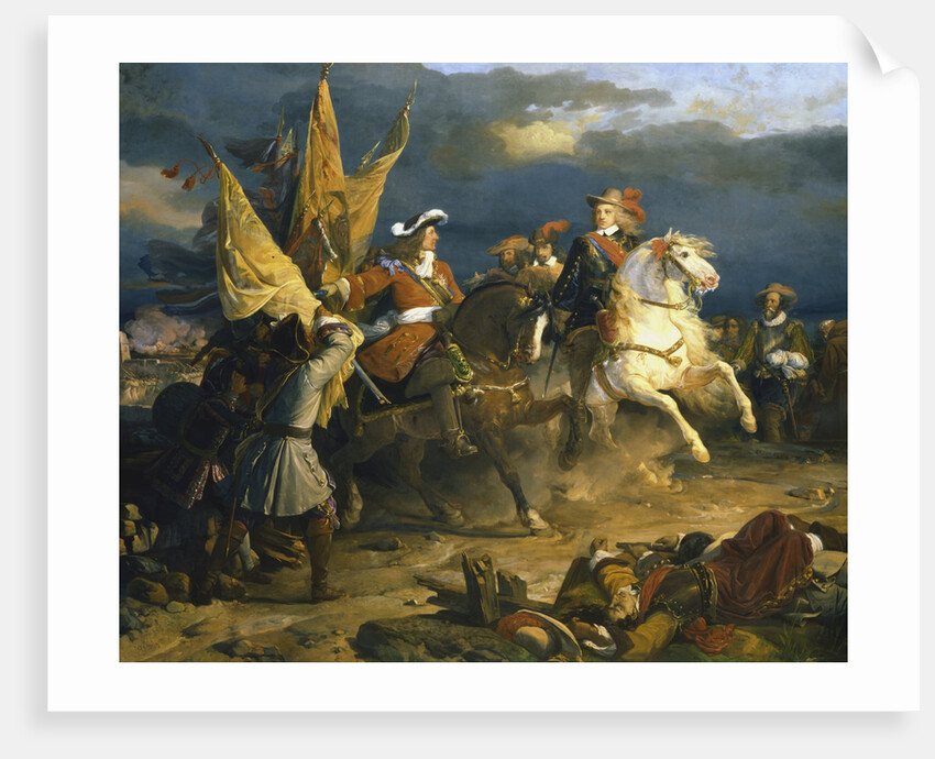 The Battle of Villa Viciosa, 11 December 1710 by Jean Alaux