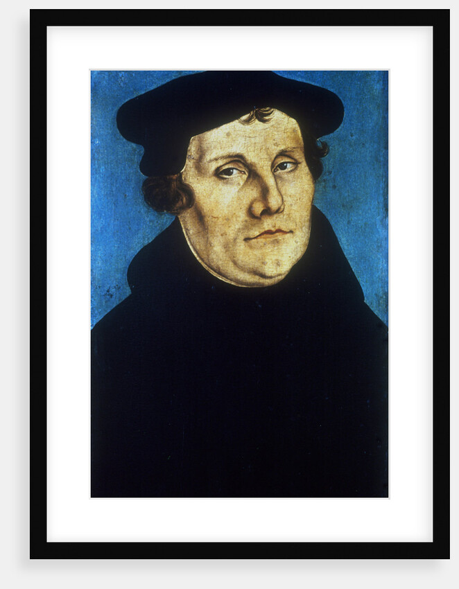 Martin Luther, German Protestant reformer, c1529 by Lucas Cranach the Elder