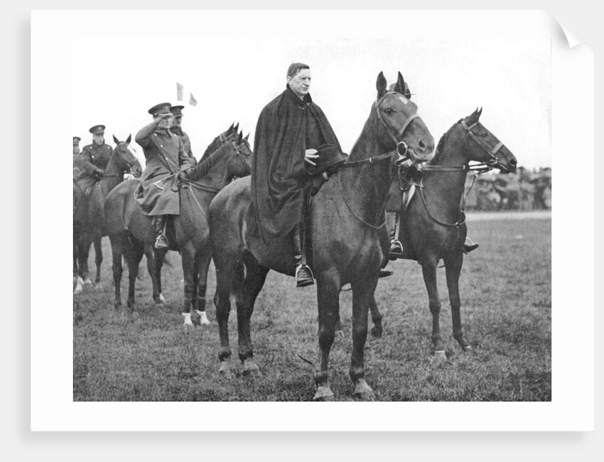 Eamon De Valera at a march-past of troops of the Irish Free State, Dublin, c1934-1935 by Unknown
