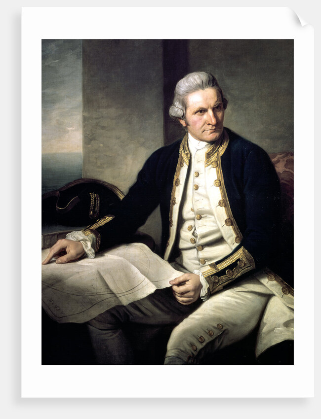James Cook, English explorer, navigator and hydrographer, 1775-1776 by Nathaniel Dance-Holland