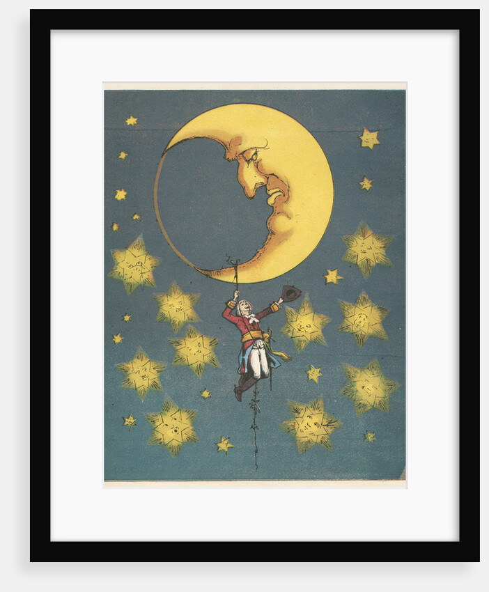 Scene from The Adventures of Baron Munchausen by Rudolph Erich Raspe, c1850 by Anonymous