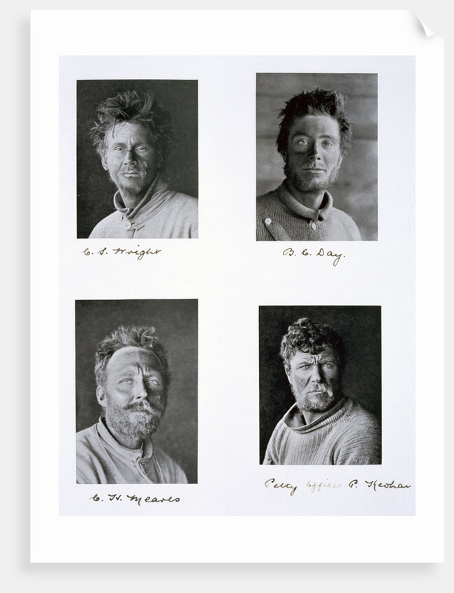 Members of Captain Scott's Antarctic expedition, 1910-1913 by Herbert Ponting