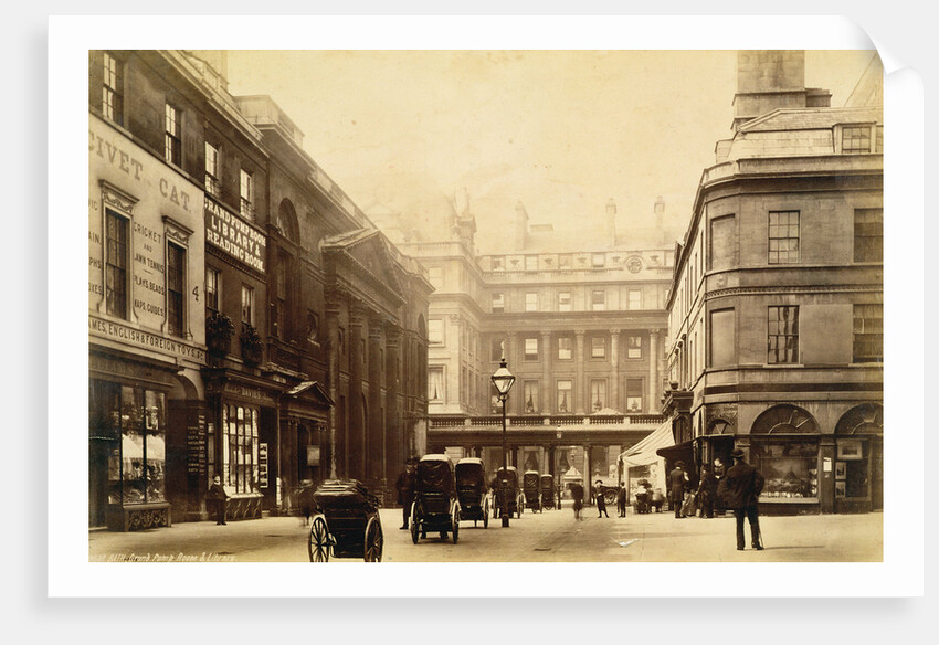 Abbey Square and Pump Rooms, Bath, c1880 by Unknown