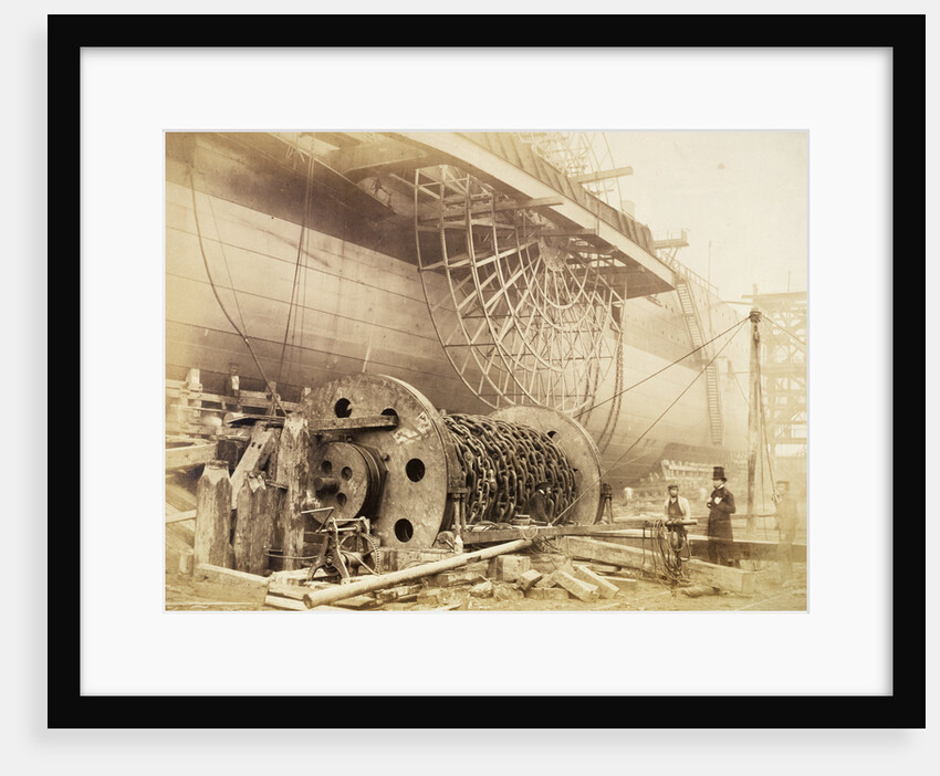 Isambard Kingdom Brunel beside the Great Eastern, c1857 by Robert Howlett