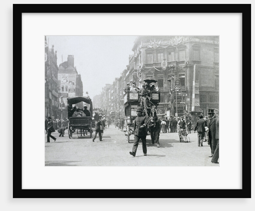 Ludgate Circus, London, prepared for Queen Victoria's Diamond Jubilee, 1897 by Paul Martin