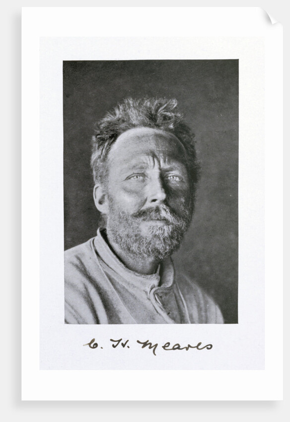Cecil H Meares, a member of Captain Scott's Antarctic expedition, 1910-1913 by Herbert Ponting