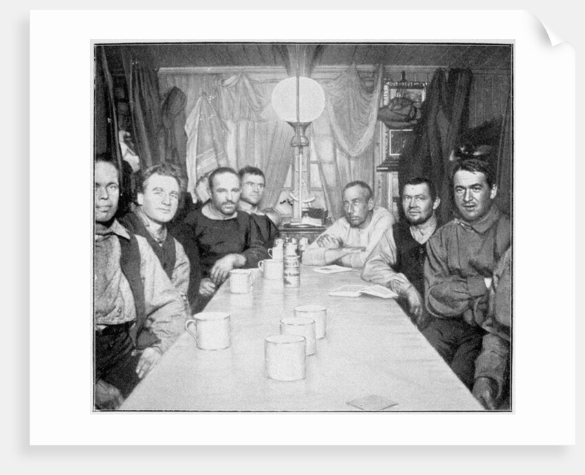 A Winter Evening at Framheim, Amundsen's South Pole expedition, Antarctica, 1911-1912 by Unknown