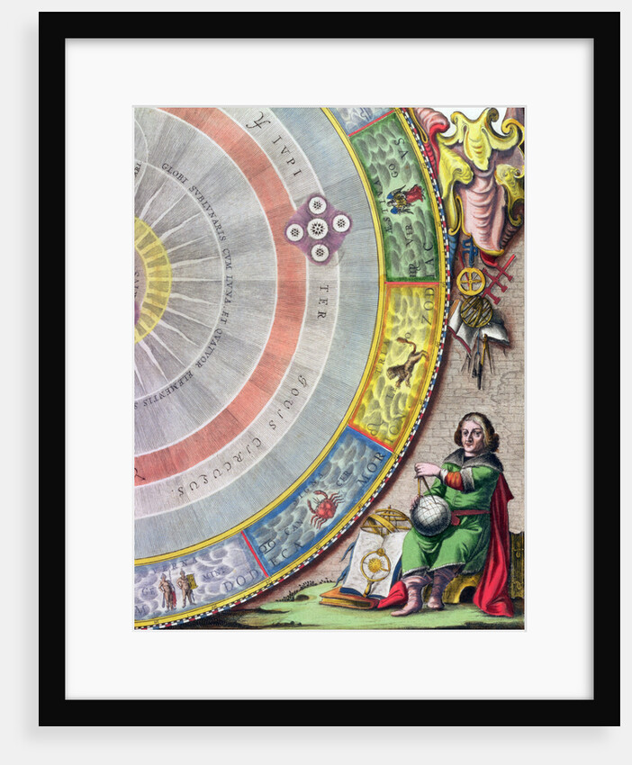 Nicolaus Copernicus, Polish astronomer by Andreas Cellarius
