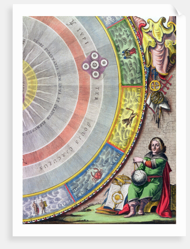 Nicolaus Copernicus, Polish astronomer by Andreas Cellarius