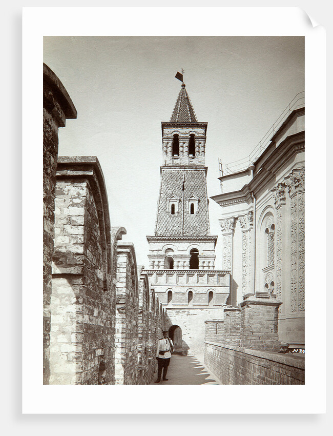 The Armoury (Oruzheynaya) Tower in the Kremlin, Moscow, Russia, before 1889 by Ivan Fyodorovich Borschchevsky