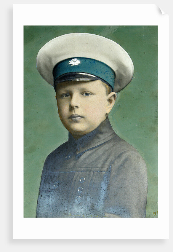 Portrait of the Son, 1910s by Alexei Sergeevich Mazurin