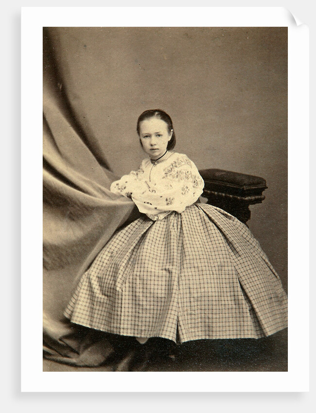 Childhood portrait of Sophia Perovskaya, 1860s by Unknown