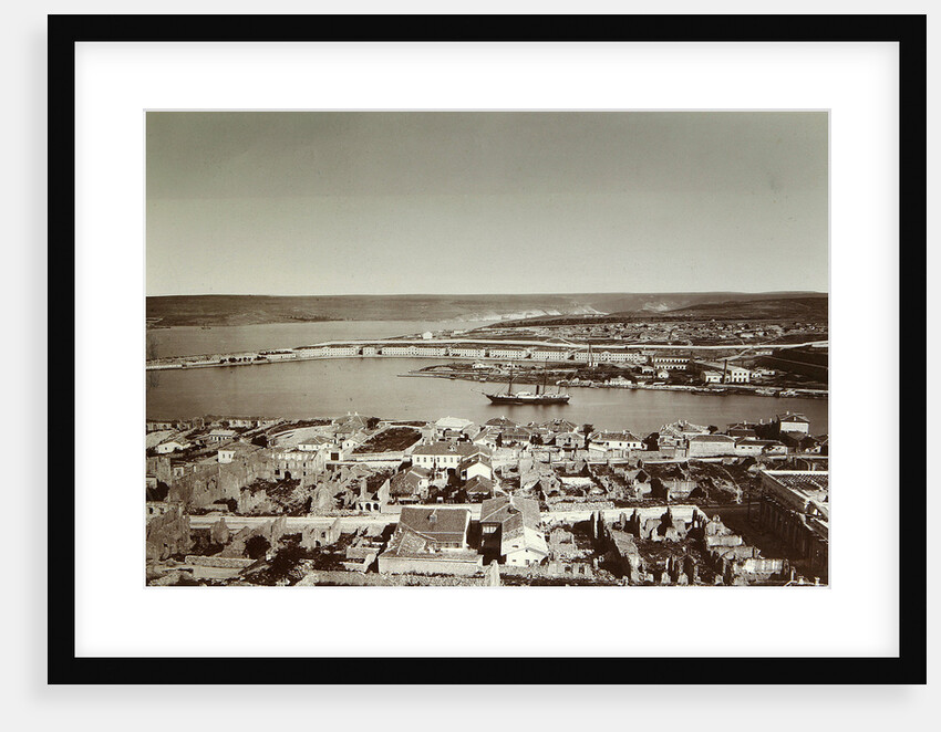 The South Bay and Cape Paul, Sevastopol, Crimea, 1850s by Unknown