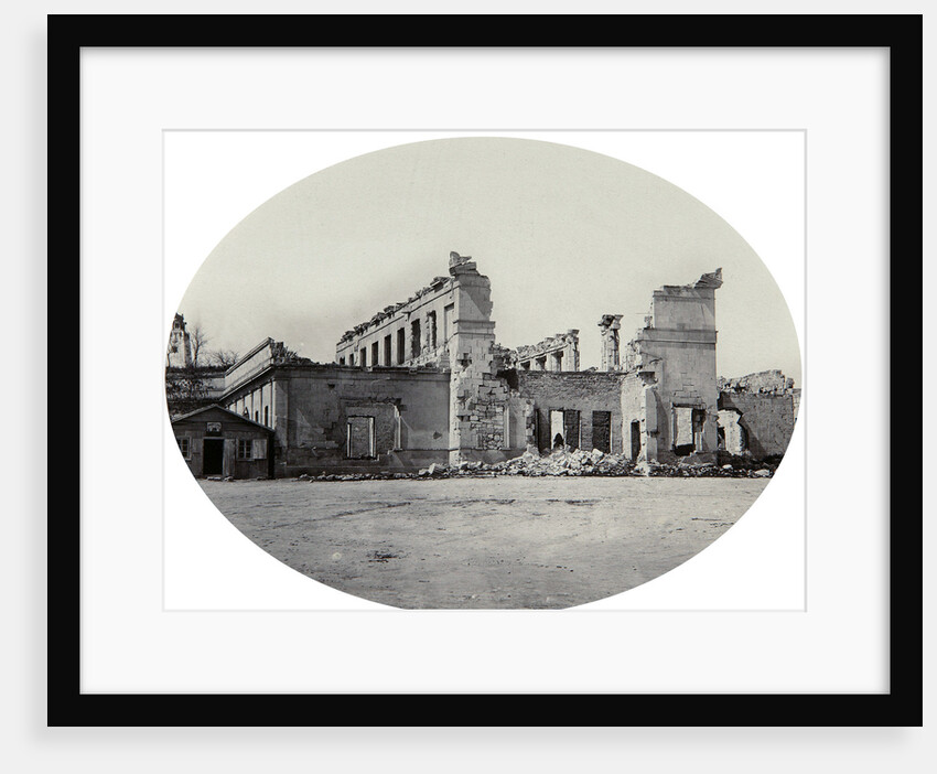Damaged building in Sevastopol after the Crimean War, Crimea, 1850s by Unknown