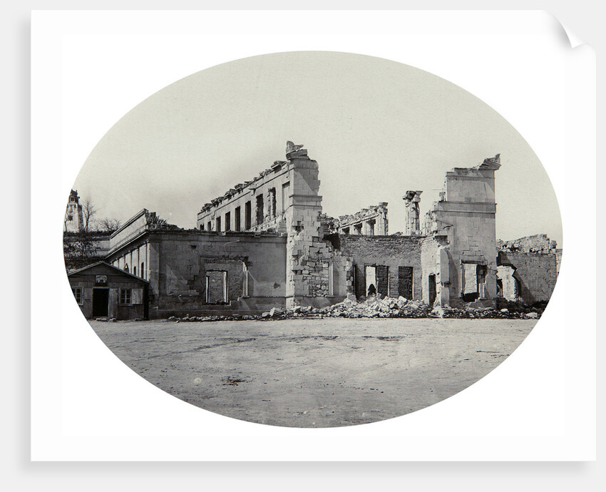 Damaged building in Sevastopol after the Crimean War, Crimea, 1850s by Unknown