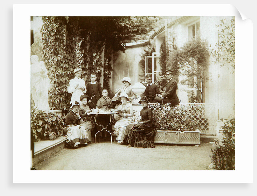 The family of Duke Fyodor Uvarov at their country estate, Porechye, Russia, 1880s by Unknown
