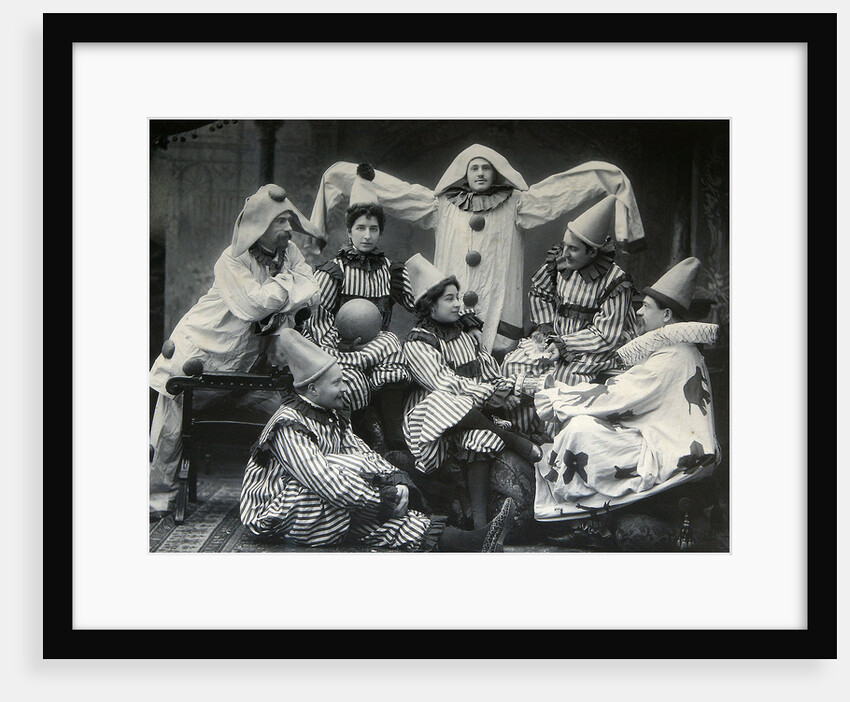 Theatre troupe, 1900s. by Pyotr Petrovich Pavlov