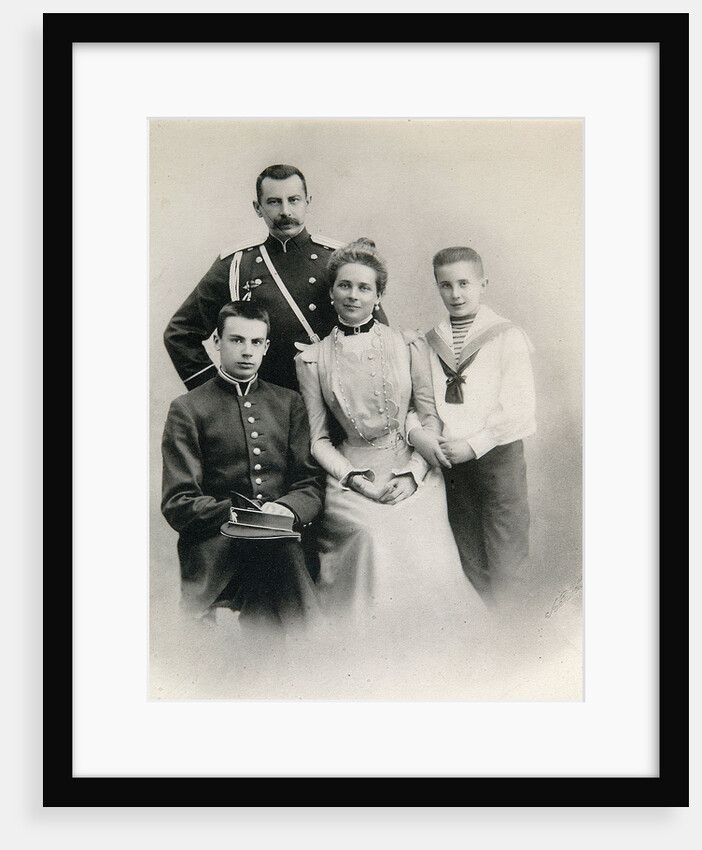 Portrait of the family of Princess Zinaida Yusupova, c1900 by A Pasetti