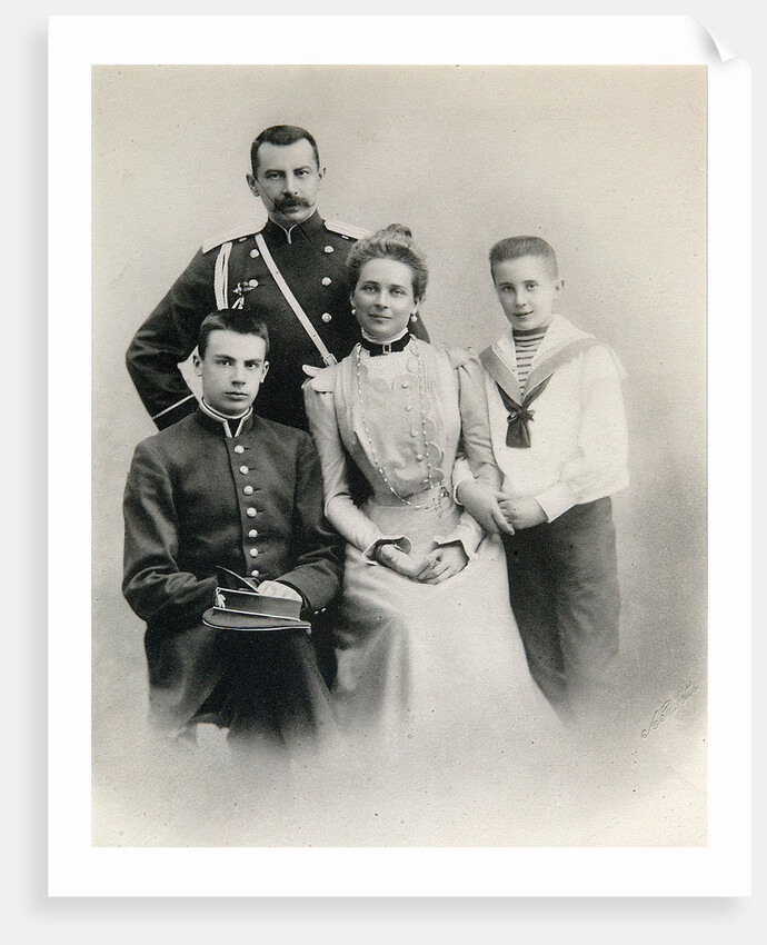 Portrait of the family of Princess Zinaida Yusupova, c1900 by A Pasetti