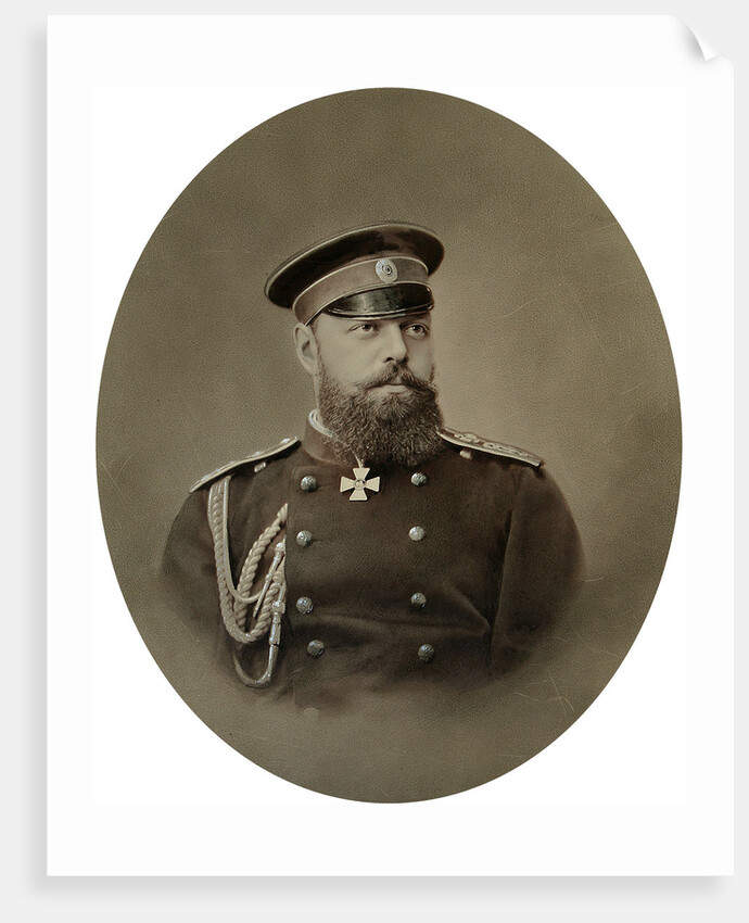 Portrait of Tsar Alexander III of Russia, early 1890s by Charles Bergamasco