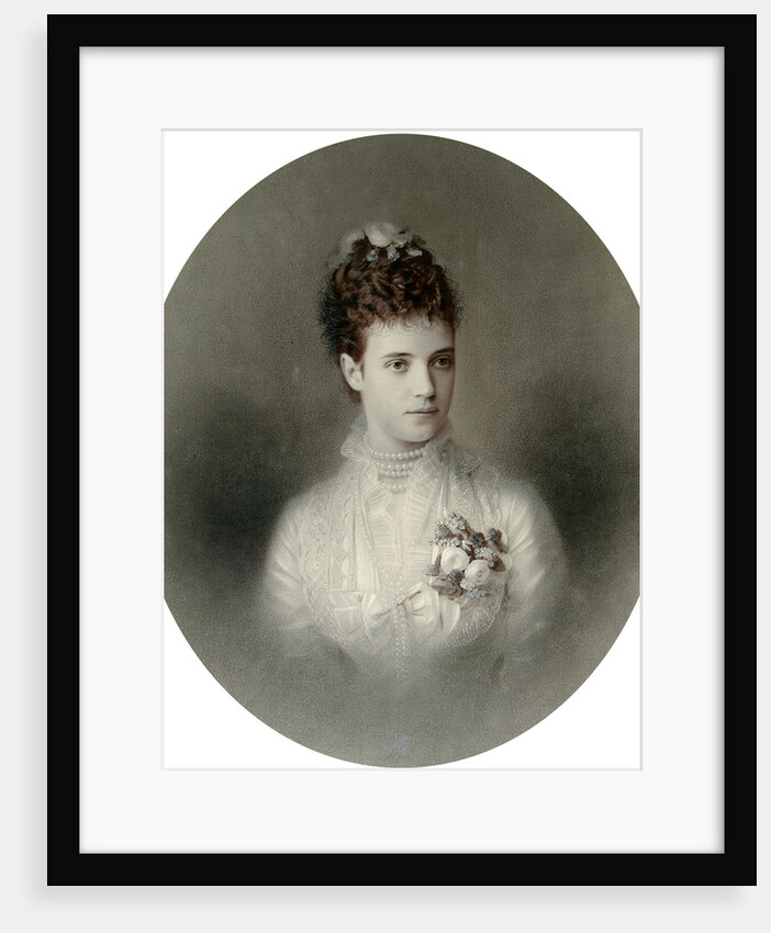 Portrait of Empress Maria Fyodorovna of Russia, 1890s by Charles Bergamasco