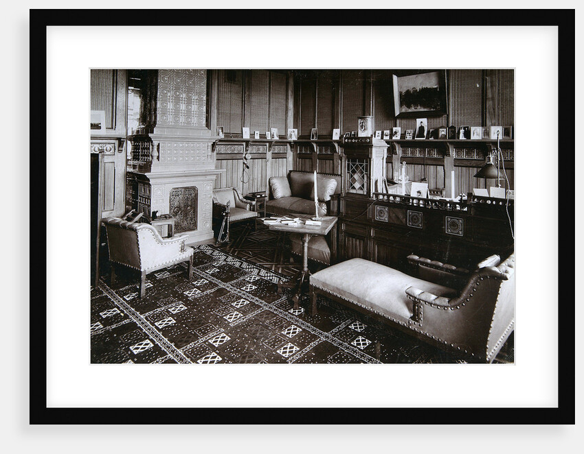 Study of the heir to the throne, Imperial Palace, Bialowieza Forest, Russia, late 19th century by Mechkovsky