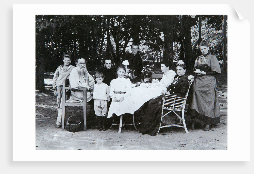 The family of Russian author Leo Tolstoy, late 19th or early 20th century. by Scherer Nabholz & Co